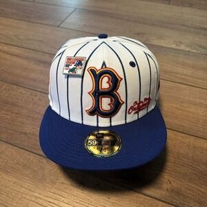 NWT New Era Boston Red Socks Big‎ League Chew Pinstripe Fitted Hat 7 1/4"